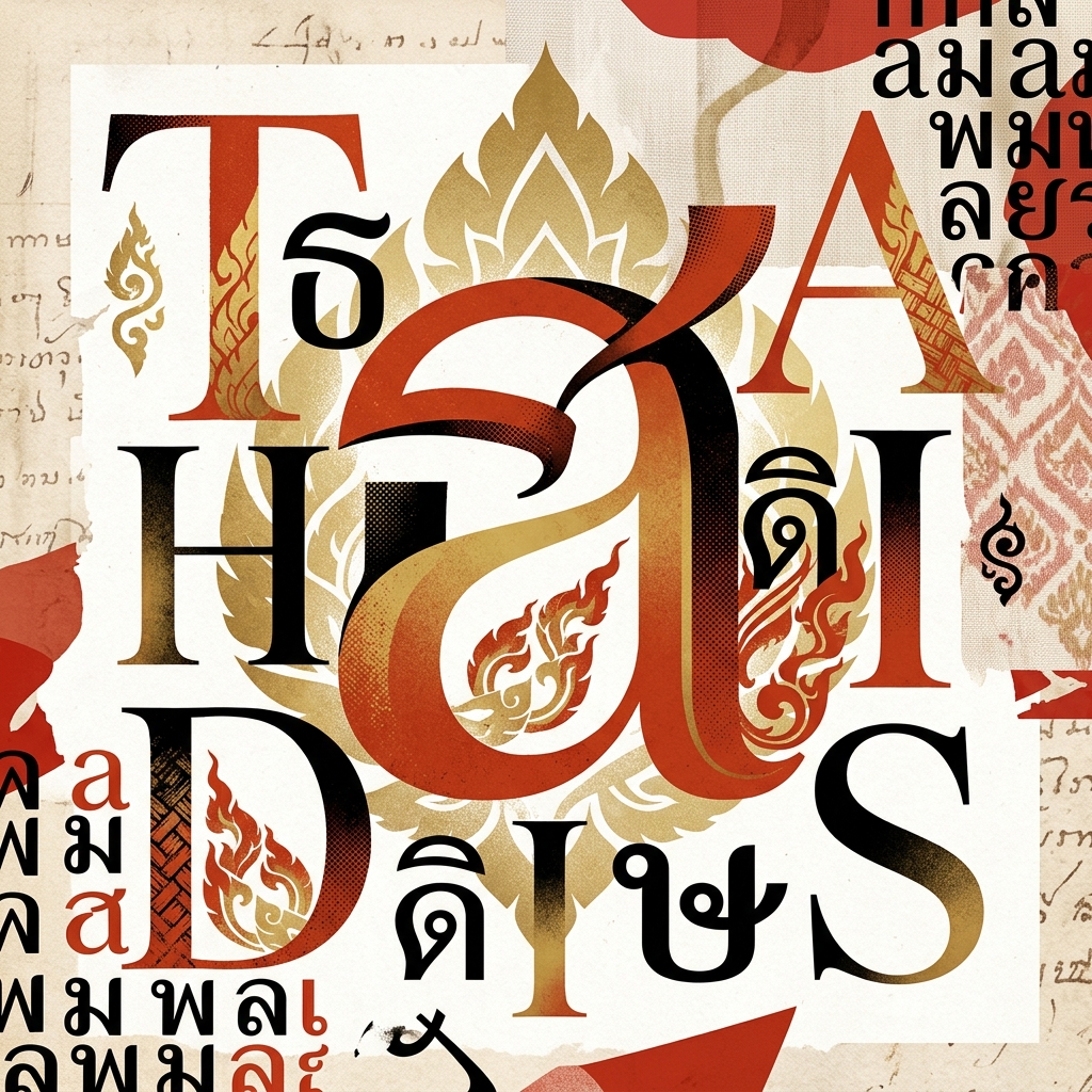 Thasadith ตัวอย่างฟอนต์