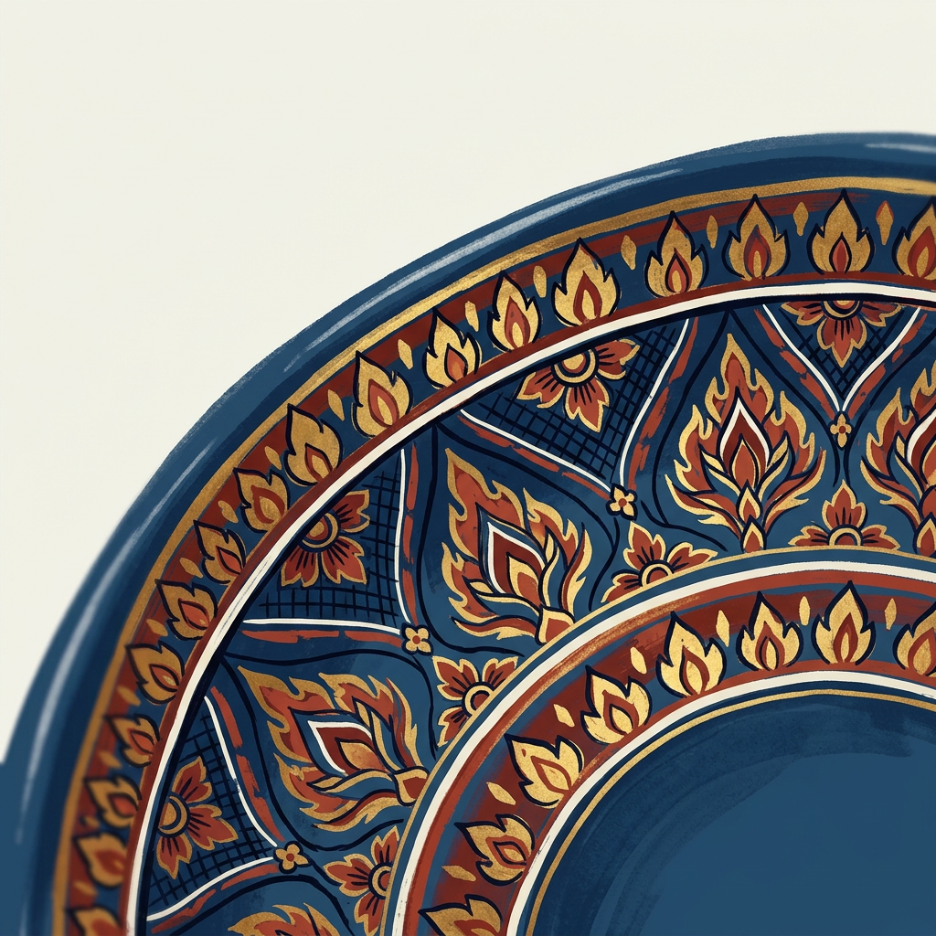 Porcelain Blue — Thai traditional color in context