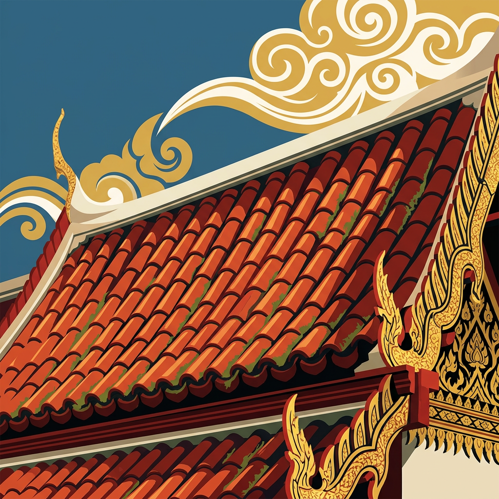 Terracotta Thai color in context
