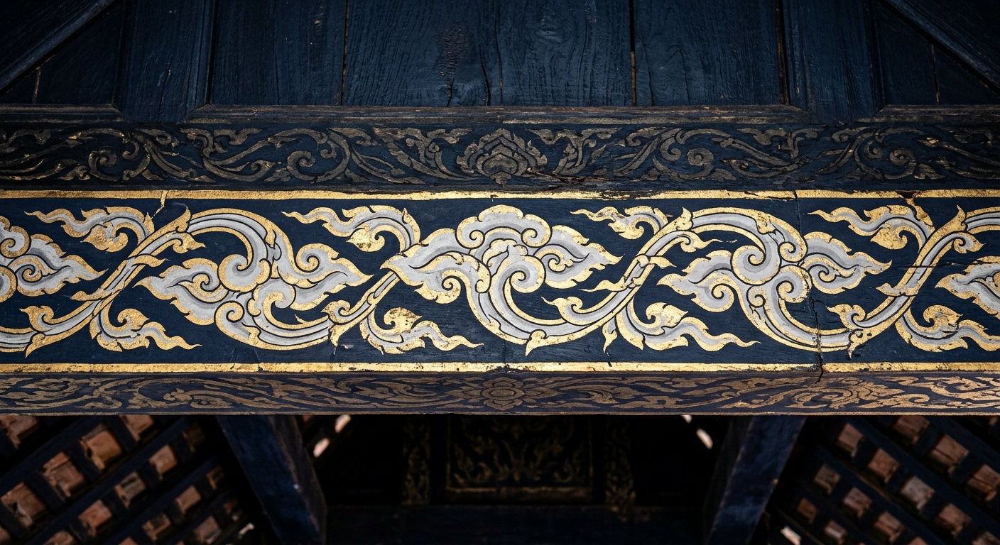 Mek Lai Thai ornamental motif