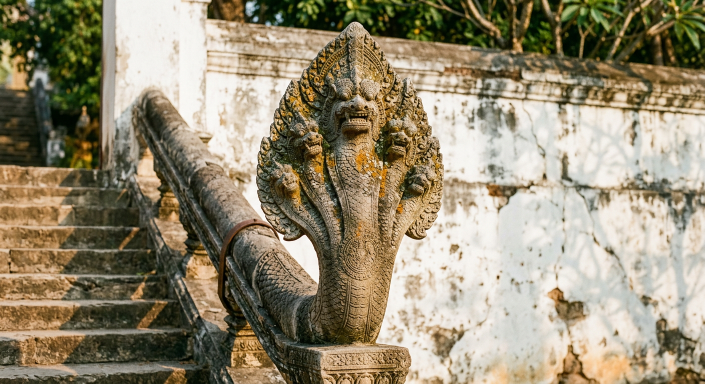 Naga Thai ornamental motif